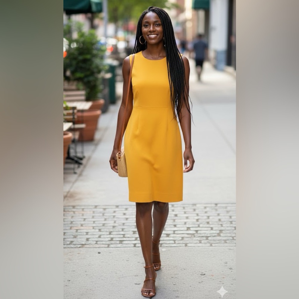 Diane Von Furstenberg Marigold Sleeveless Dress